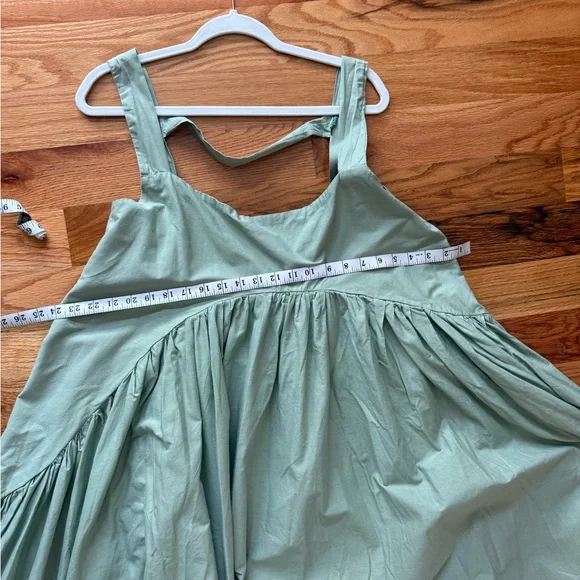 Green Sleeveless Assymetrical Dress sz 16 - Picture 8 of 8